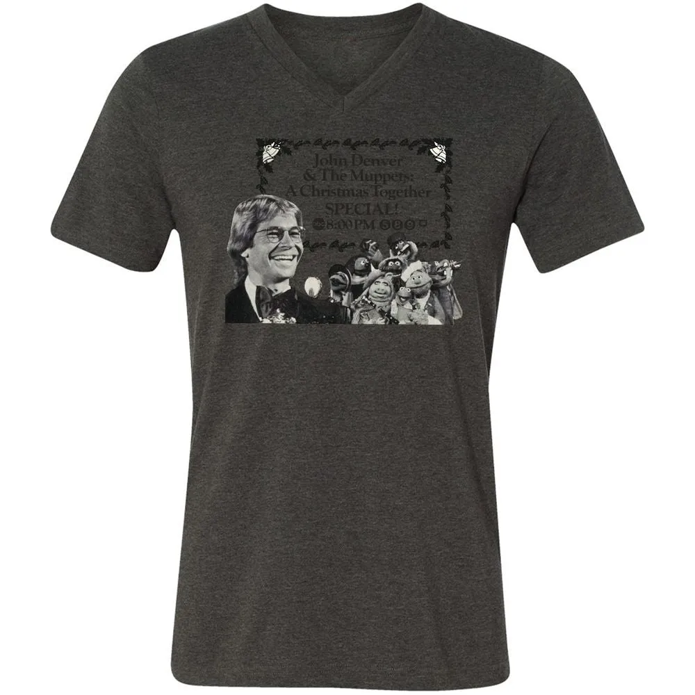 John Denver and Muppet - Dark Grey Heather - 8