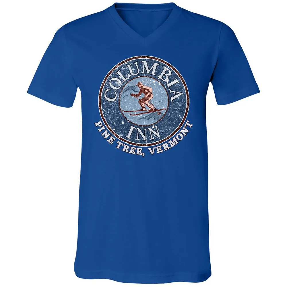 Unisex V-Neck T-Shirt - TWKWL3JX - True Royal - 4