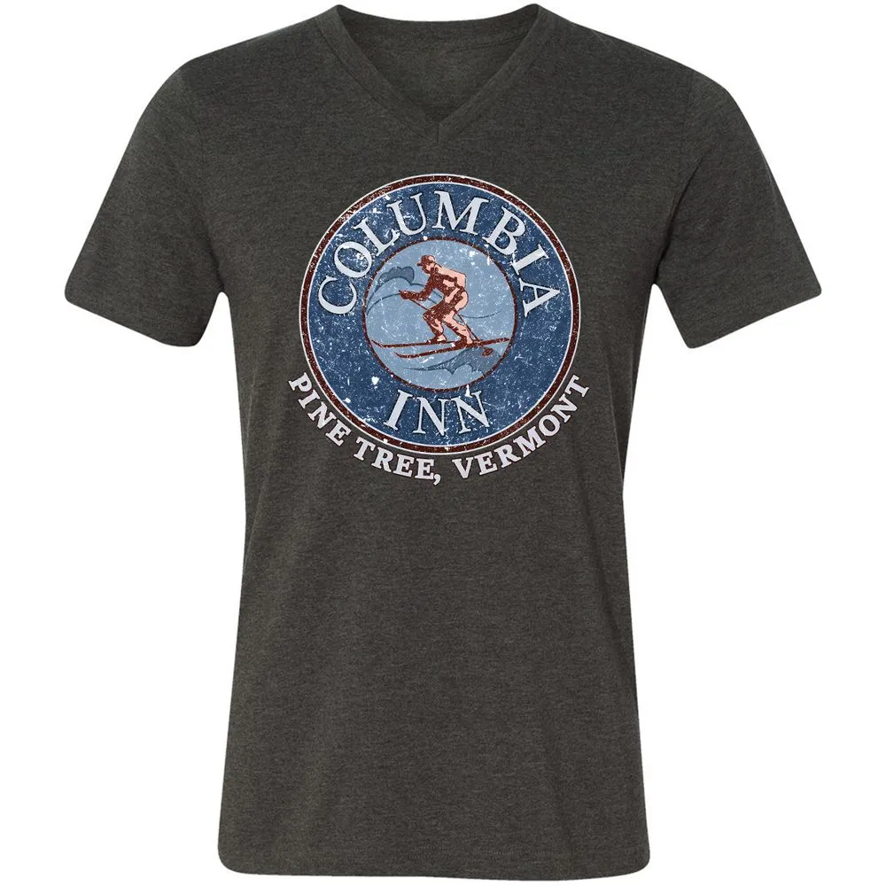 Unisex V-Neck T-Shirt - TWKWL3JX - Dark Grey Heather - 8