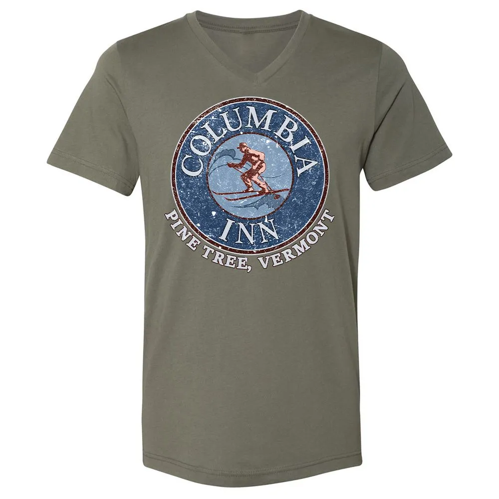 Unisex V-Neck T-Shirt - TWKWL3JX - Military Green - 10