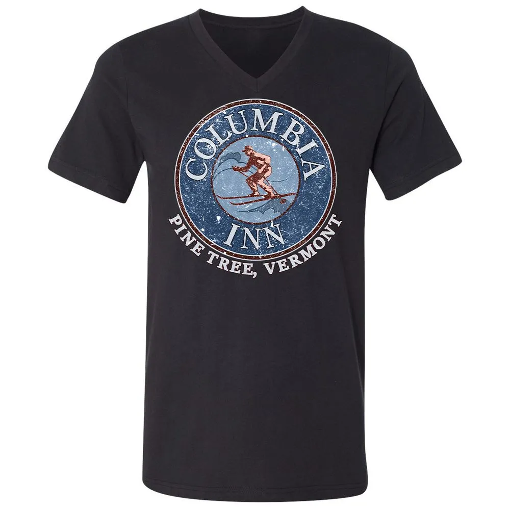 Unisex V-Neck T-Shirt - TWKWL3JX - Black - 16