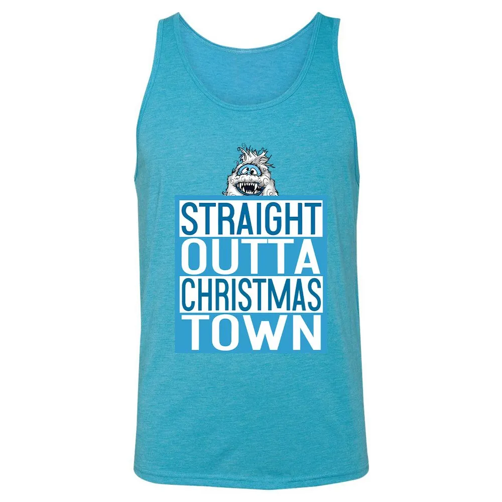 Outta Christmas Town - Aqua Triblend - 3
