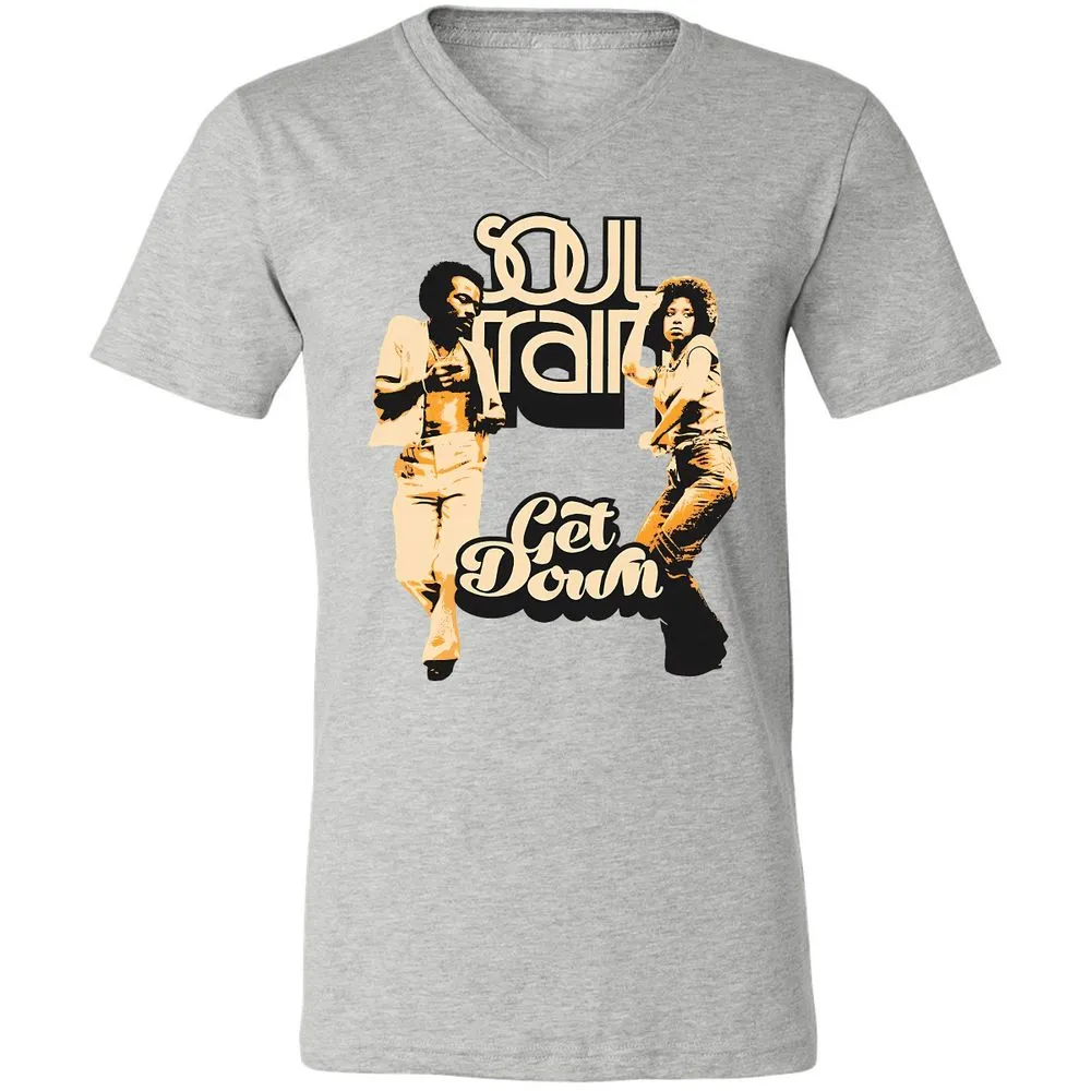 Unisex V-Neck T-Shirt - WBGZV889 - Athletic Heather - 7