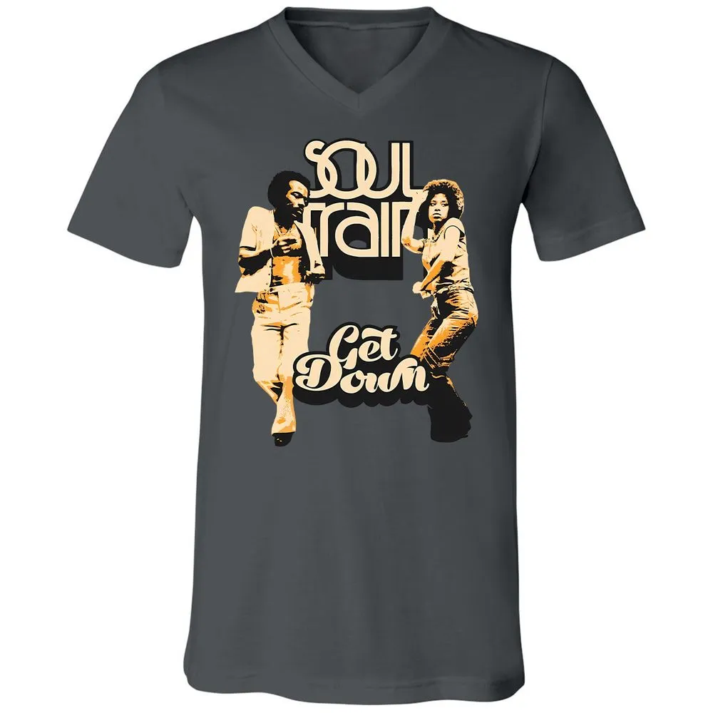 Unisex V-Neck T-Shirt - WBGZV889 - Asphalt - 12