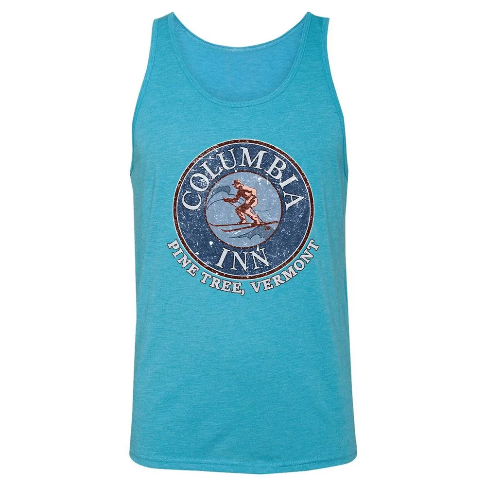 Unisex Jersey Tank - Q9R8XL7L - Aqua Triblend - 3
