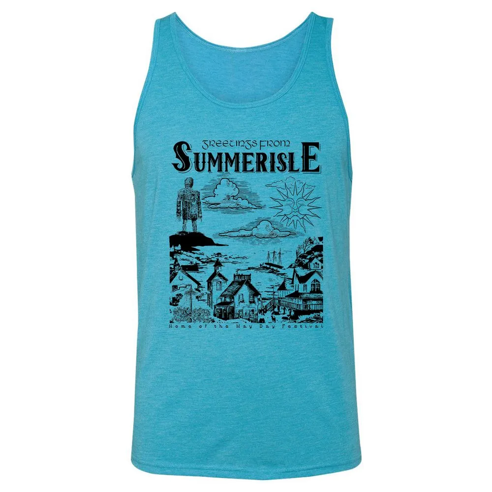 Greetings From Summerisle - Aqua Triblend - 3