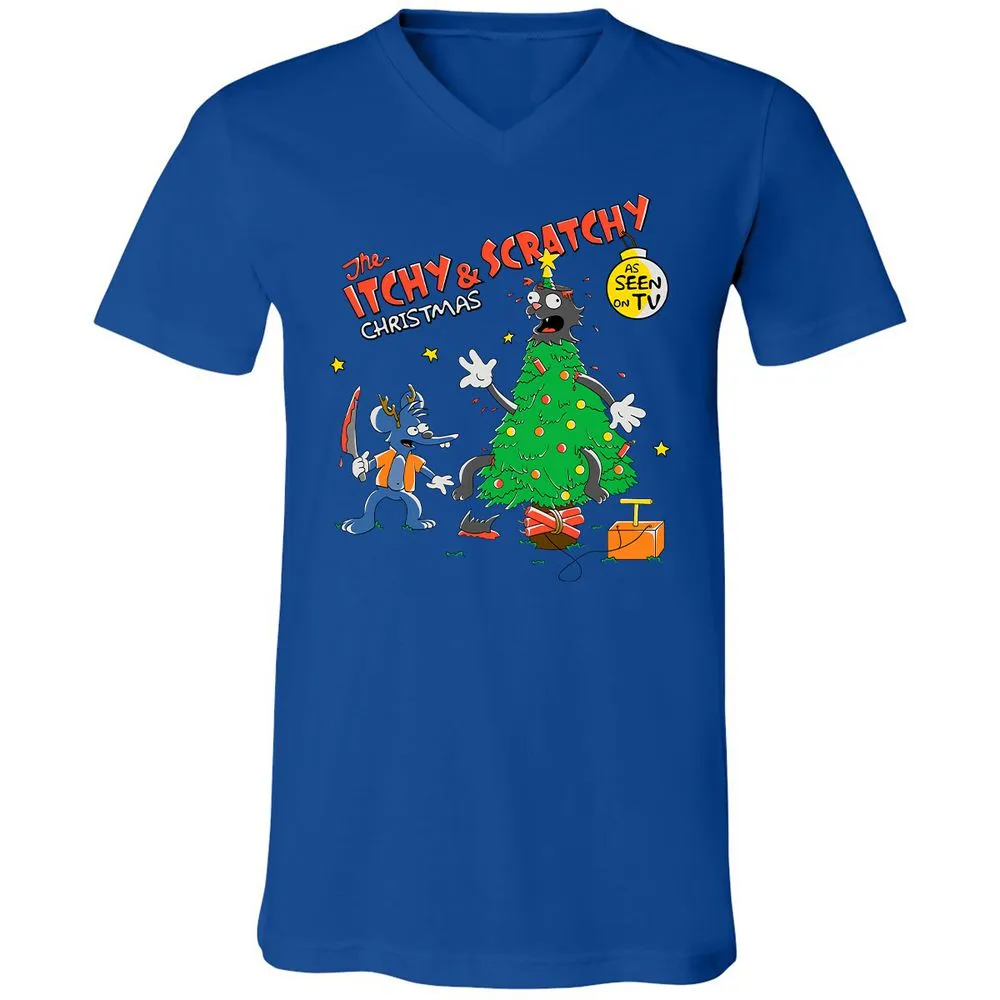 Unisex V-Neck T-Shirt - NLW53AAE - True Royal - 4
