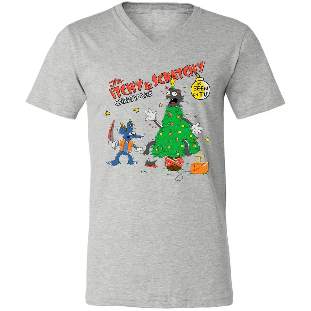 Unisex V-Neck T-Shirt - NLW53AAE - Athletic Heather - 7
