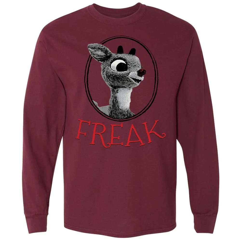 Long Sleeve T-Shirt - 8CPL6JRQ - Maroon - 11