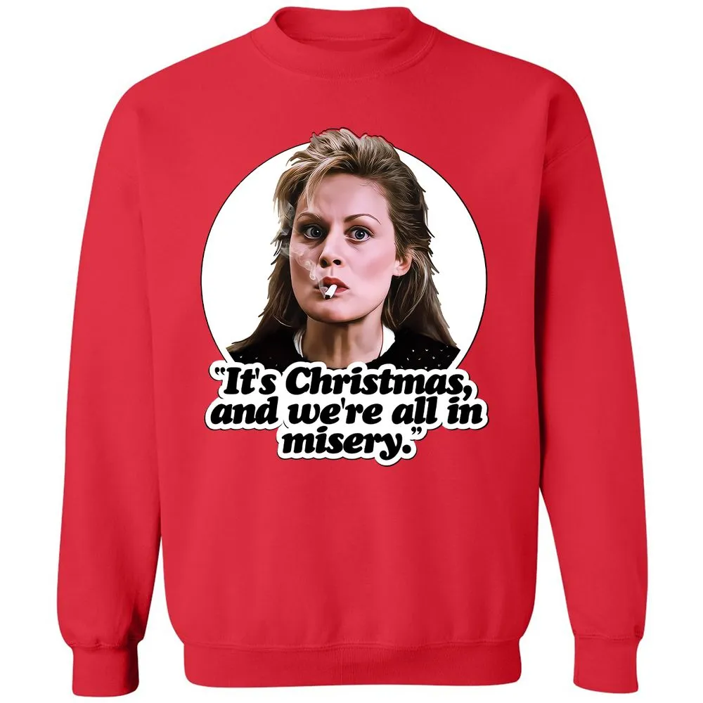 Classic Unisex Sweatshirt - R9EH3F8K - Red - 5