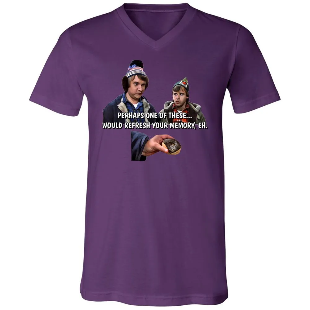 Unisex V-Neck T-Shirt - 2HC23MQ7 - Team Purple - 2