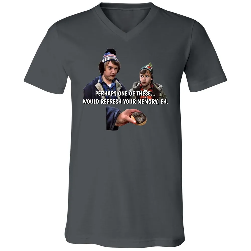 Unisex V-Neck T-Shirt - 2HC23MQ7 - Asphalt - 12