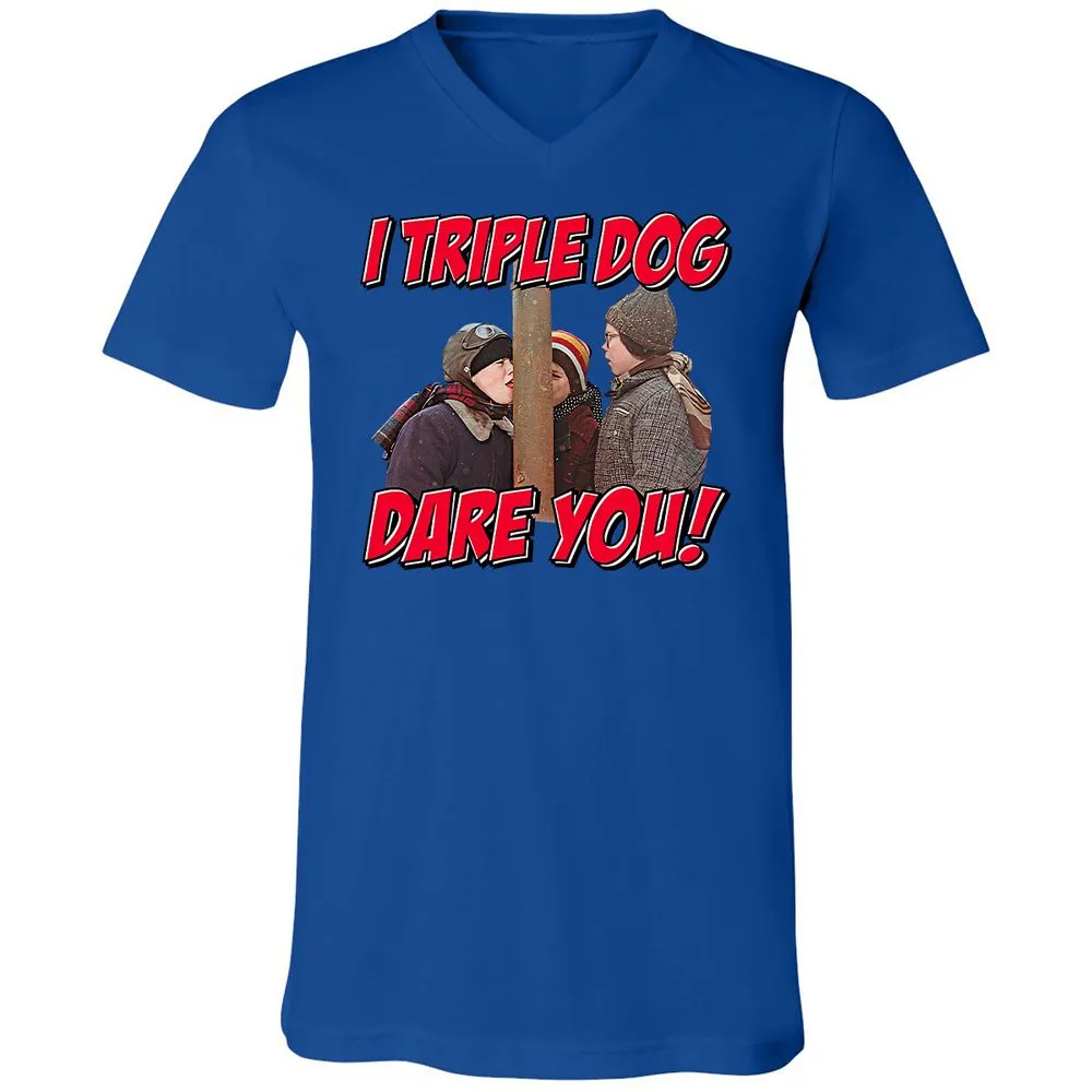 Unisex V-Neck T-Shirt - 644UWZCS - True Royal - 4