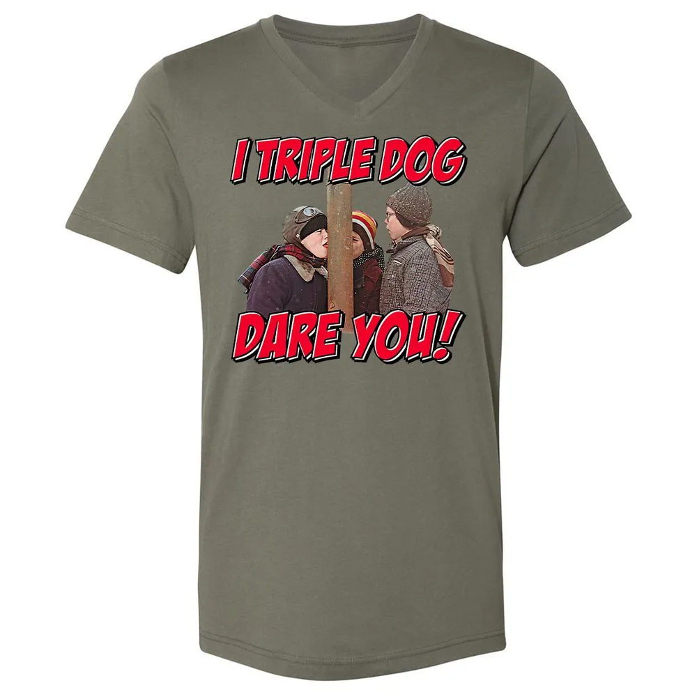 Unisex V-Neck T-Shirt - 644UWZCS - Military Green - 10