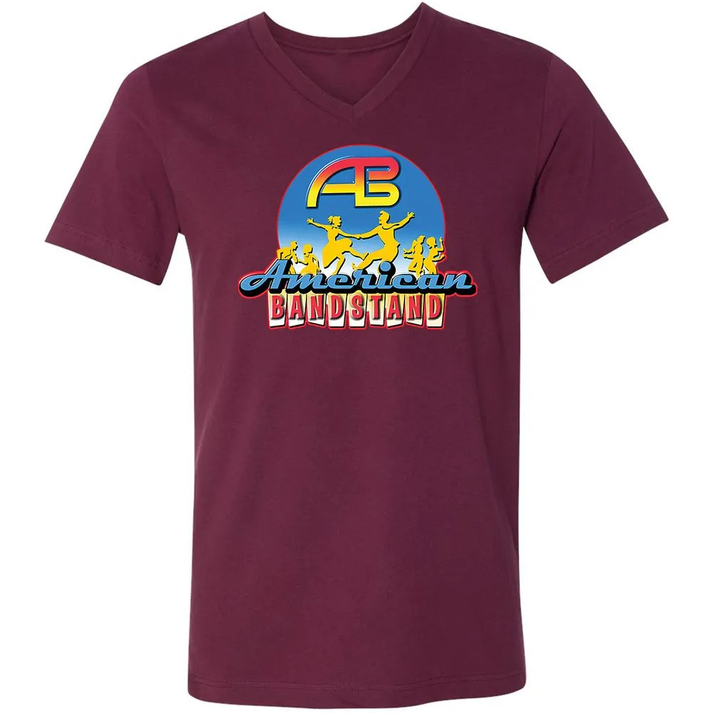 Unisex V-Neck T-Shirt - GDMN6TPM - Maroon - 6