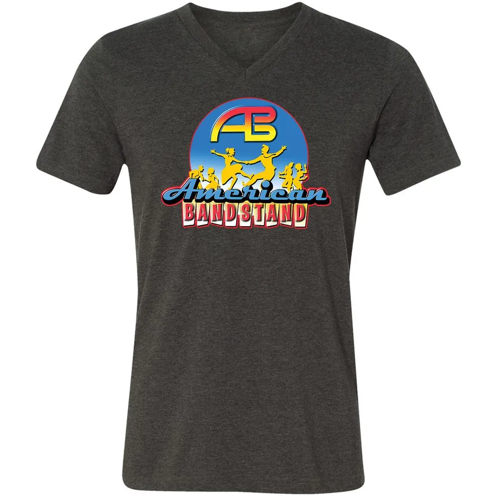 Unisex V-Neck T-Shirt - GDMN6TPM - Dark Grey Heather - 8