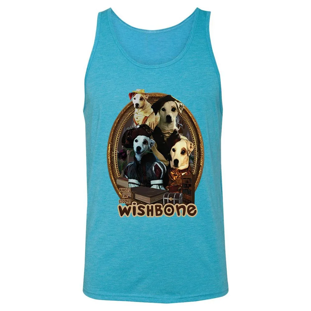 Unisex Jersey Tank - JQUQURVF - Aqua Triblend - 3