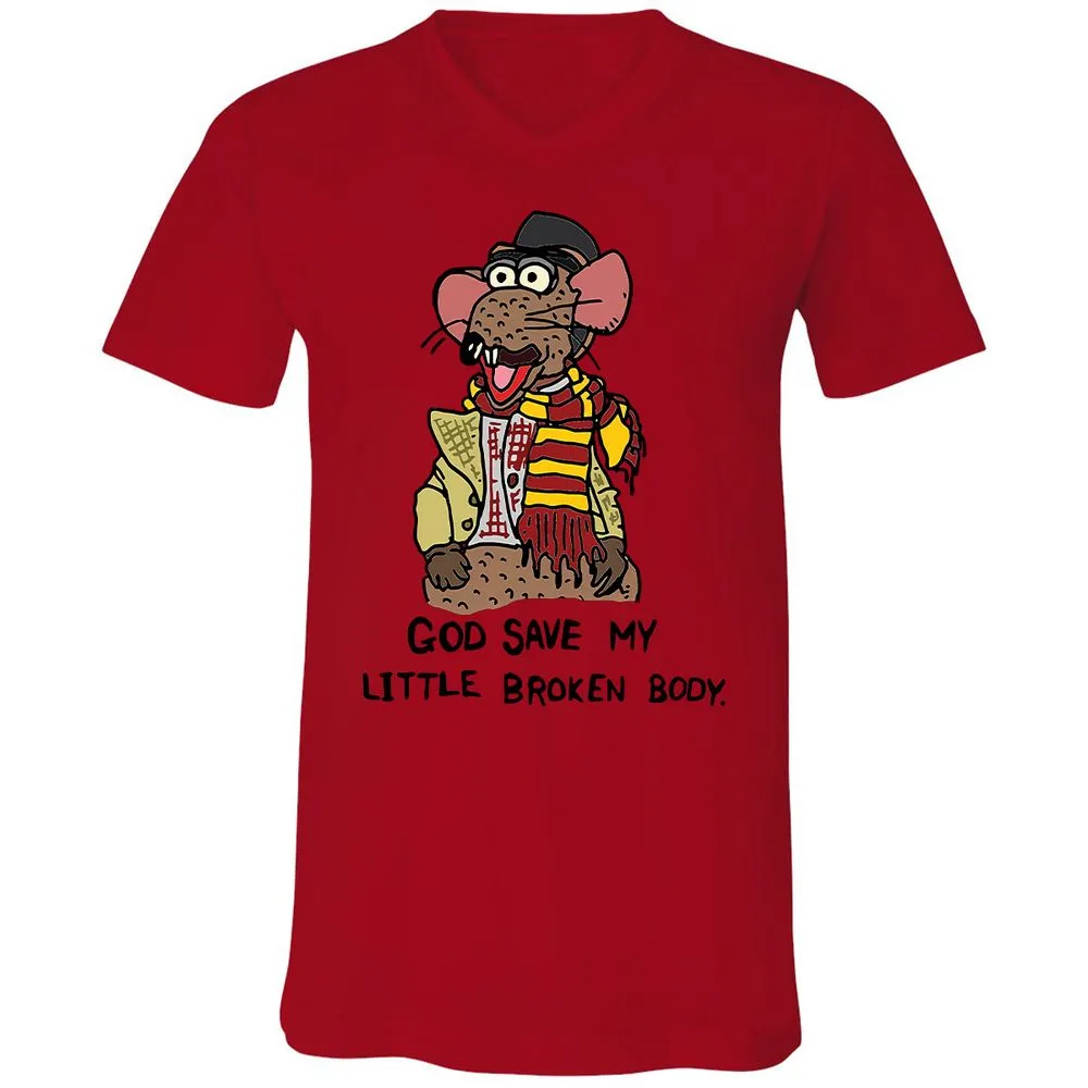 Unisex V-Neck T-Shirt - 5HVVF31D - Red - 3