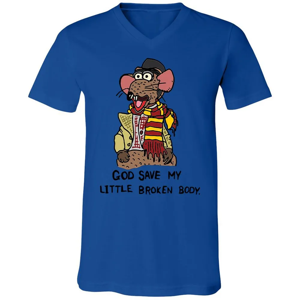 Unisex V-Neck T-Shirt - 5HVVF31D - True Royal - 4