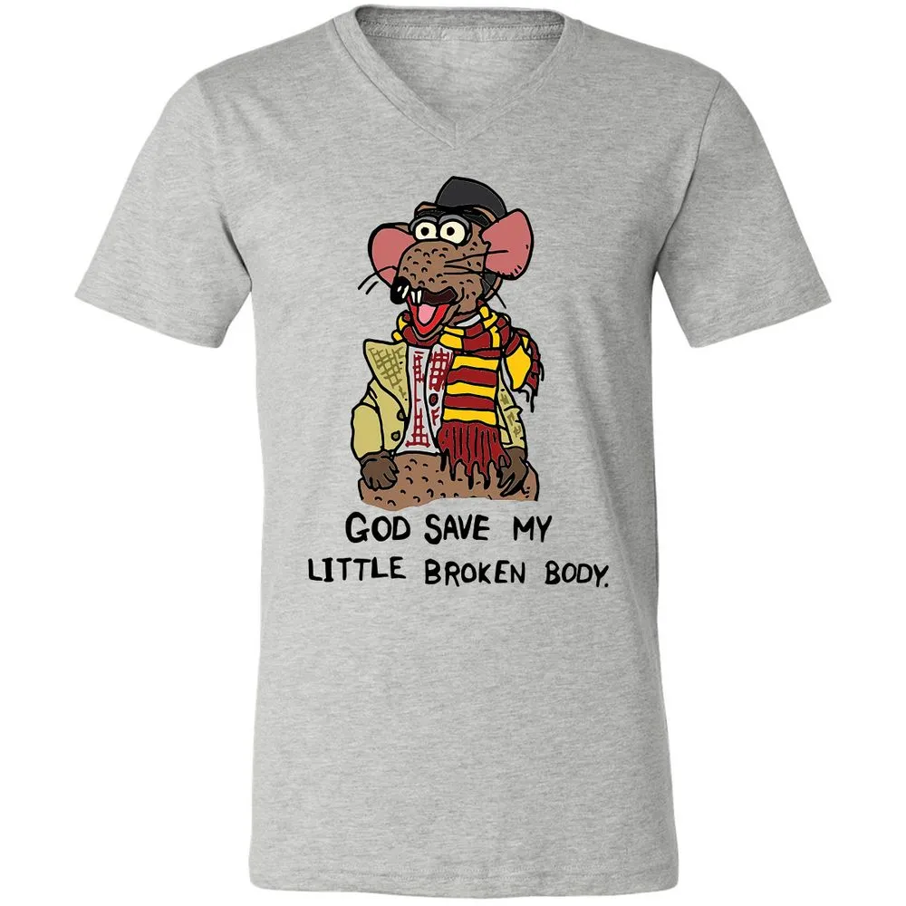 Unisex V-Neck T-Shirt - 5HVVF31D - Athletic Heather - 7
