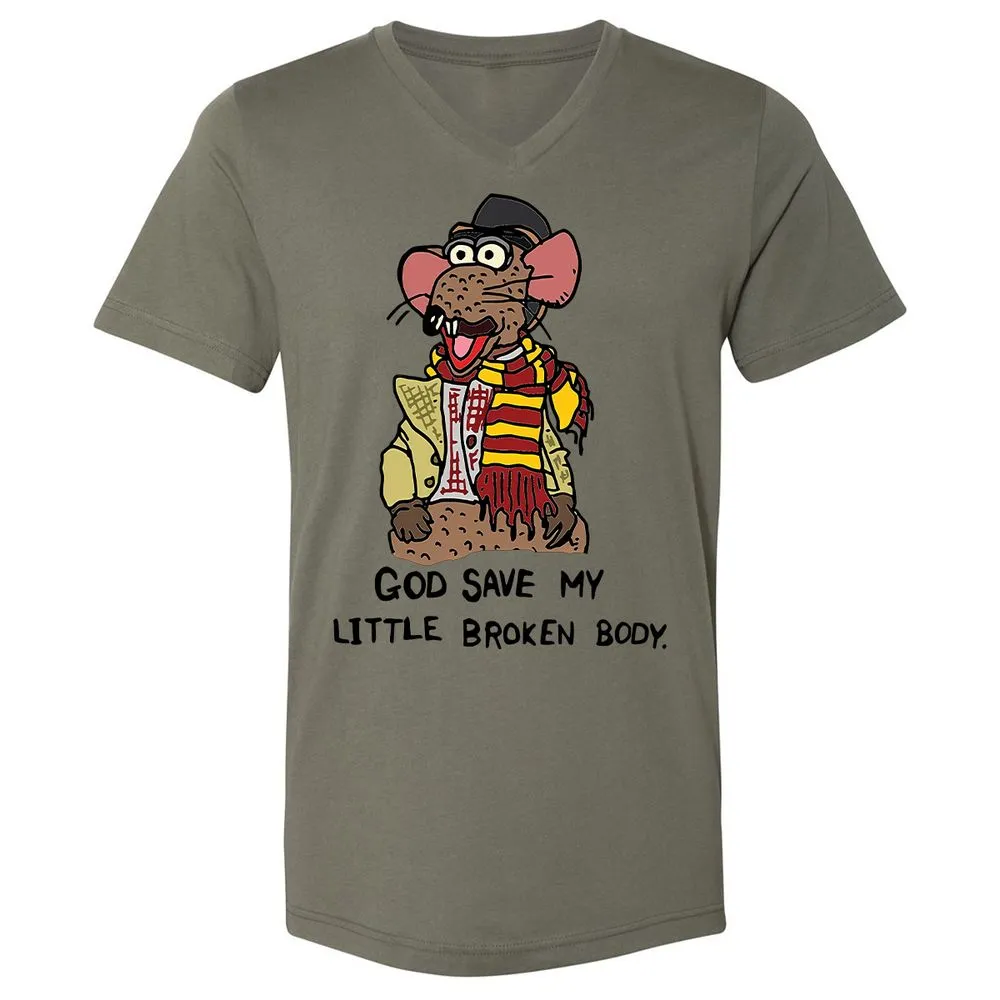 Unisex V-Neck T-Shirt - 5HVVF31D - Military Green - 10