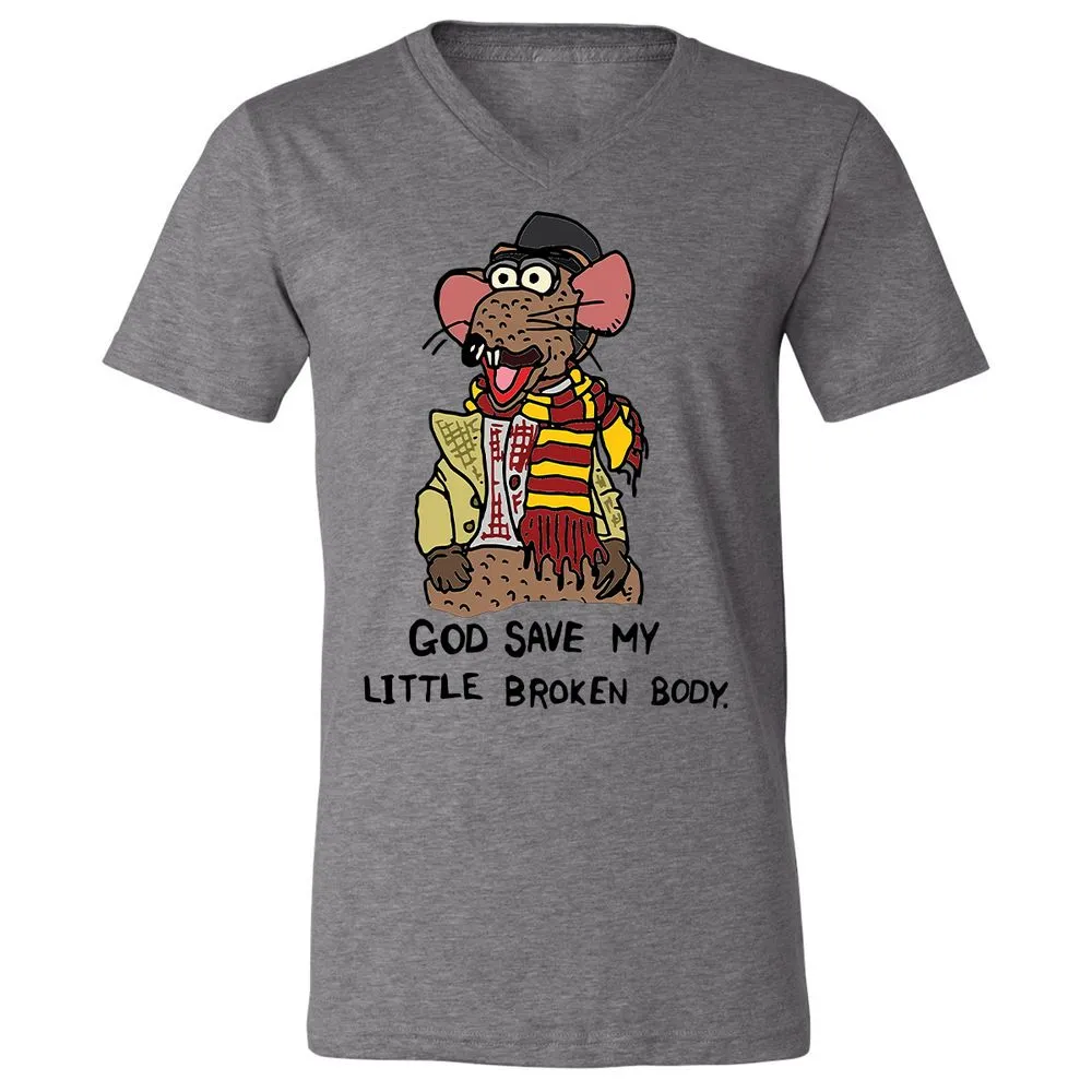 Unisex V-Neck T-Shirt - 5HVVF31D - Deep Heather - 13