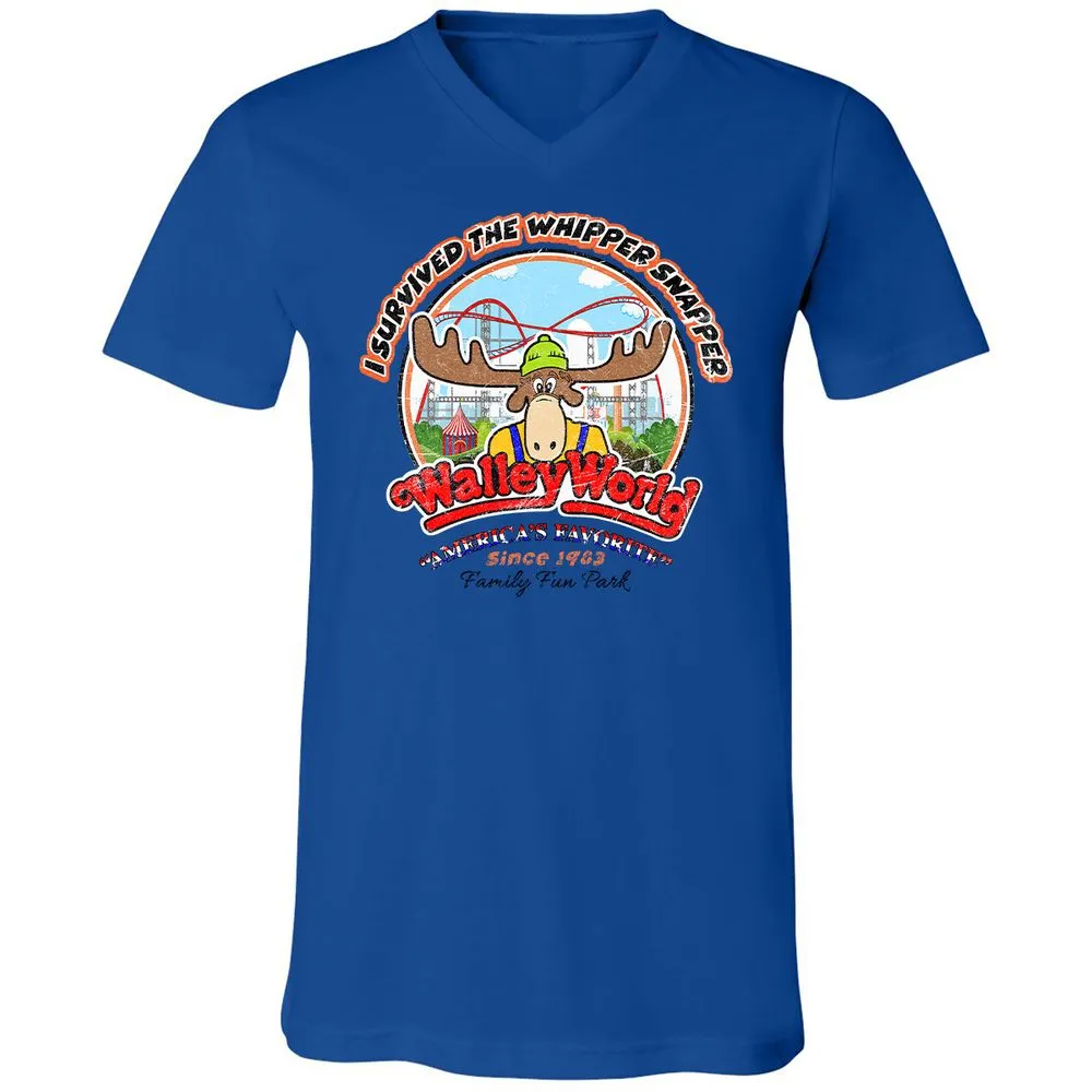 Unisex V-Neck T-Shirt - YSTU98LK - True Royal - 4