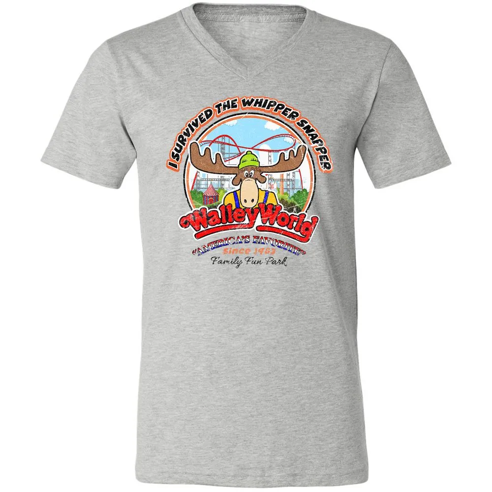Unisex V-Neck T-Shirt - YSTU98LK - Athletic Heather - 7