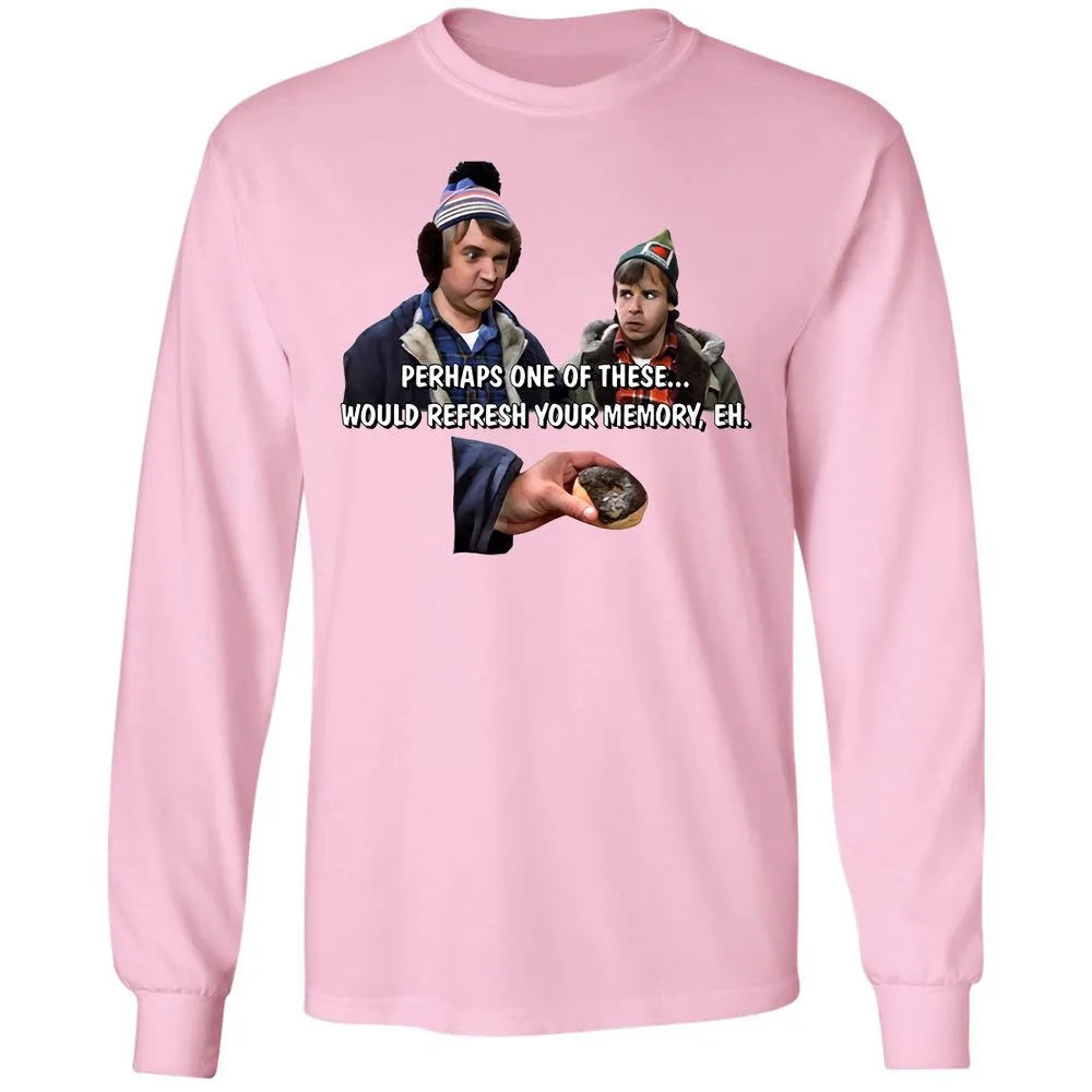 Long Sleeve T-Shirt - AZPXZAGQ - Light Pink - 3