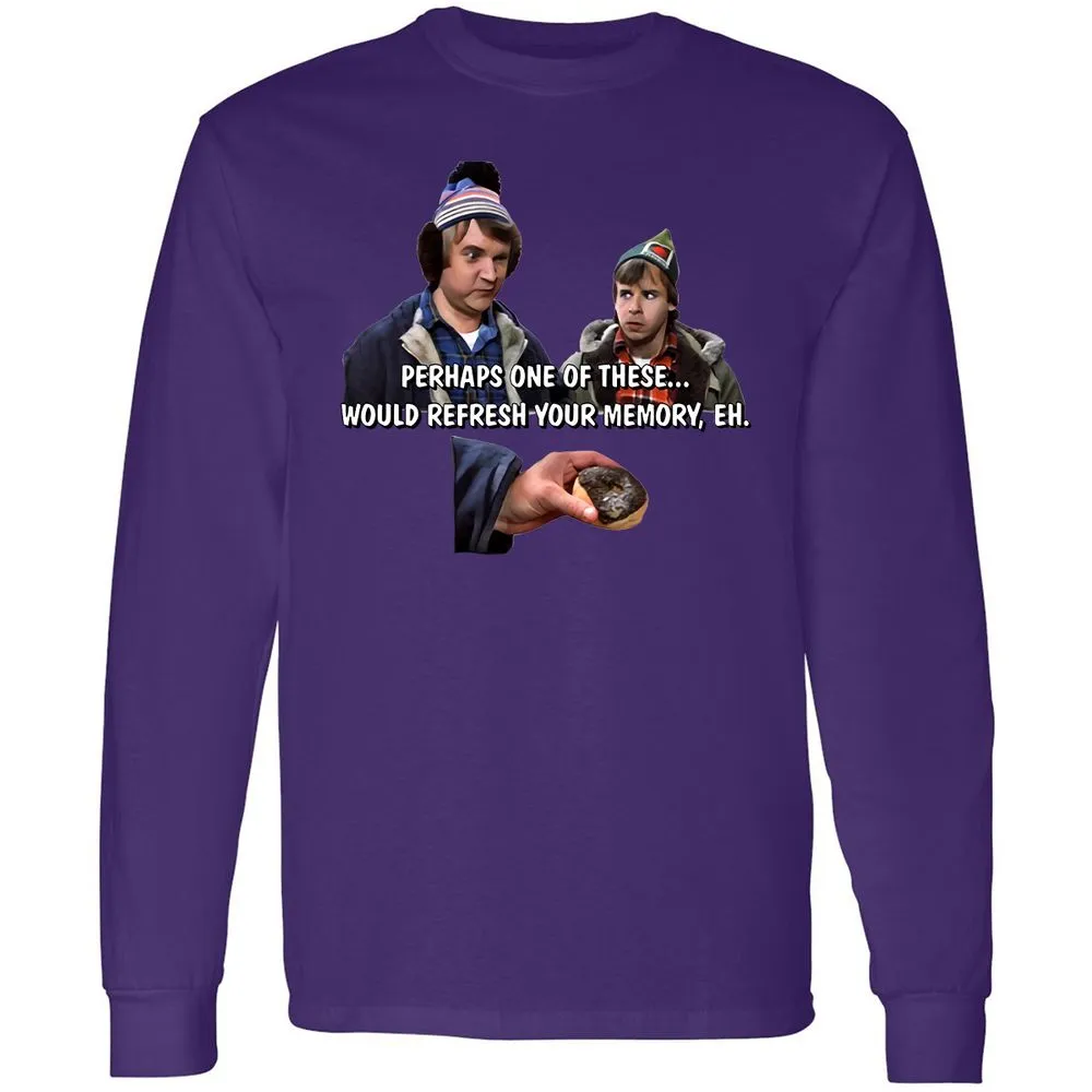 Long Sleeve T-Shirt - AZPXZAGQ - Purple - 13