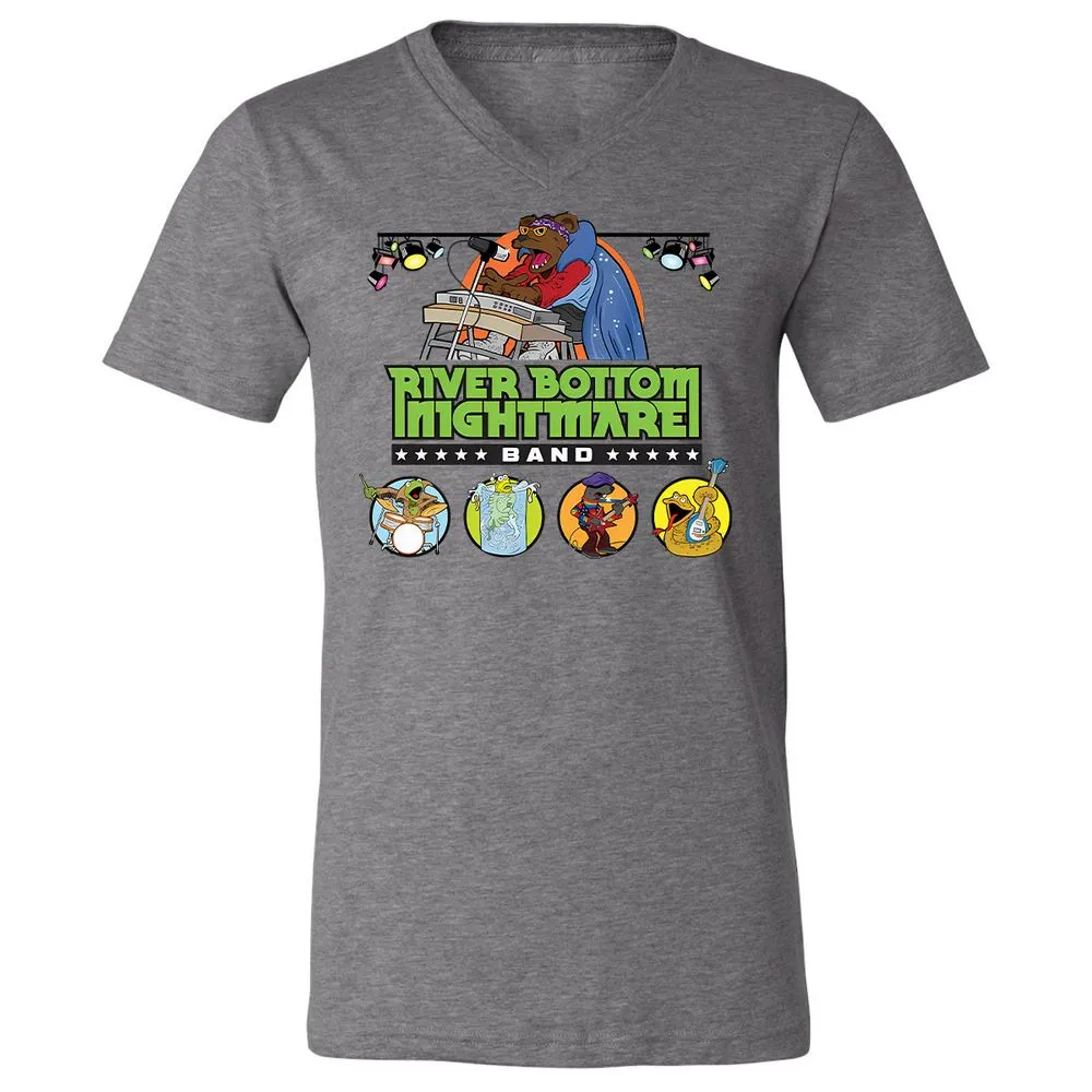 Unisex V-Neck T-Shirt - ASZ927UP - Deep Heather - 13