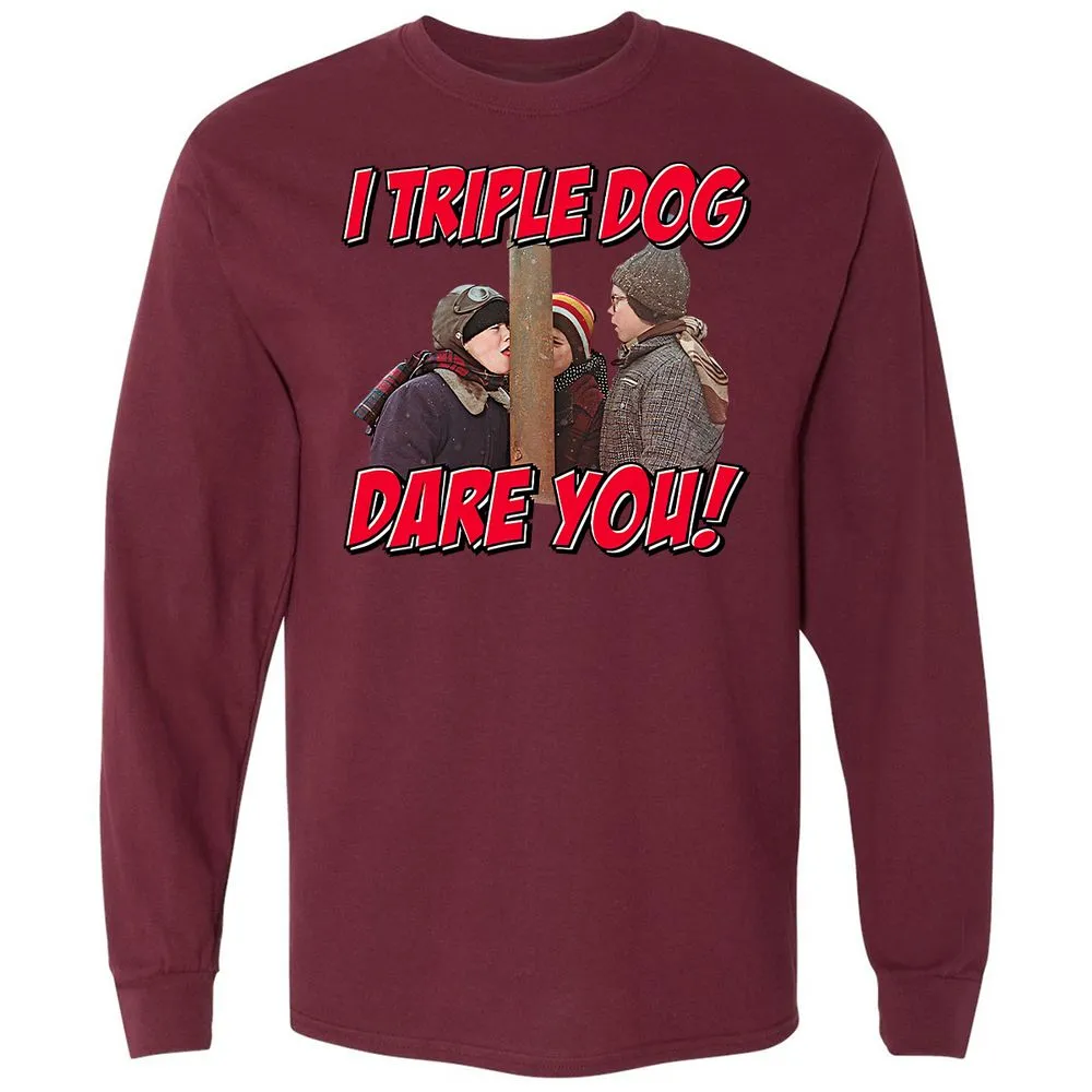 Long Sleeve T-Shirt - VDXFWF6P - Maroon - 11