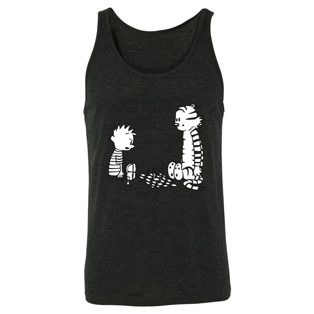 Unisex Jersey Tank - BYEEE6TR - Charcoal Black Triblend - 5