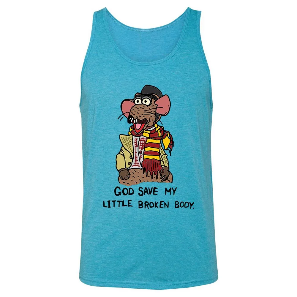 Unisex Jersey Tank - UPKRKM9L - Aqua Triblend - 3