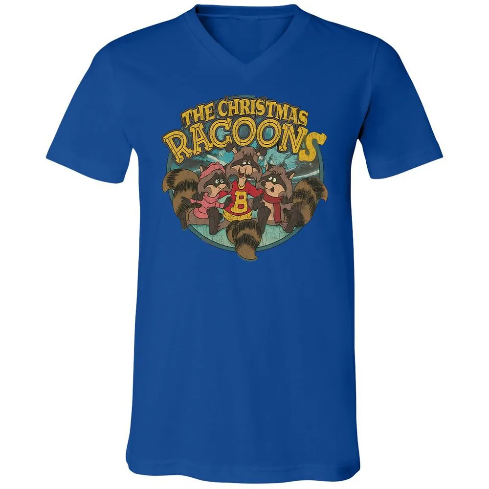 Unisex V-Neck T-Shirt - G4V54FZQ - True Royal - 4