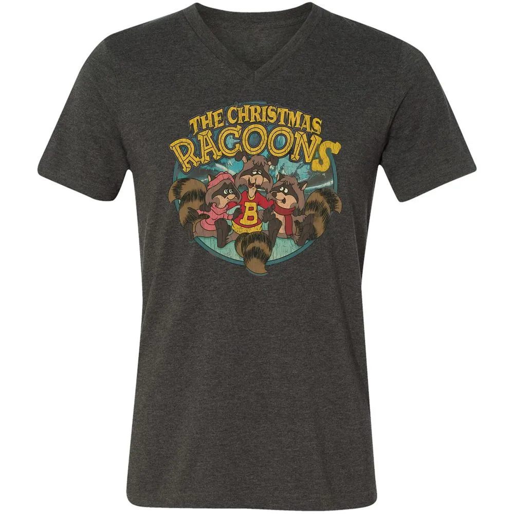 Unisex V-Neck T-Shirt - G4V54FZQ - Dark Grey Heather - 8