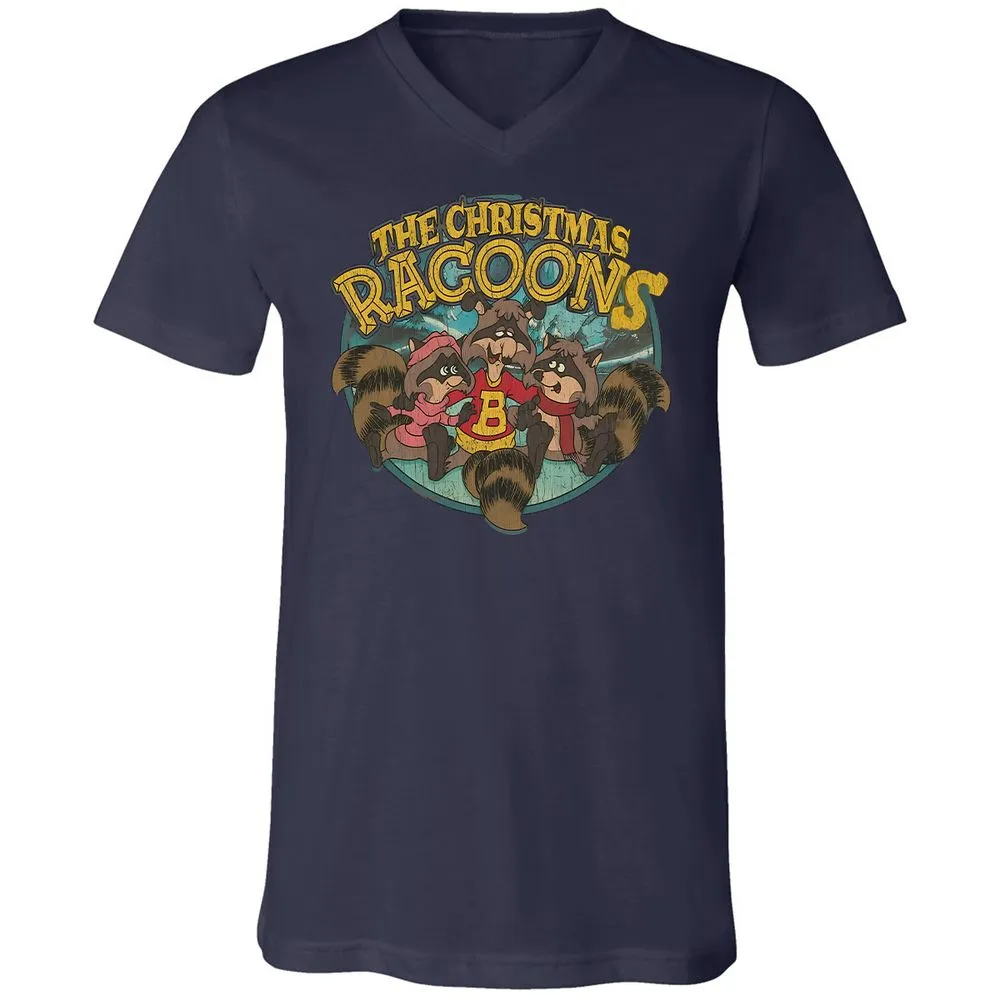 Unisex V-Neck T-Shirt - G4V54FZQ - Navy - 9