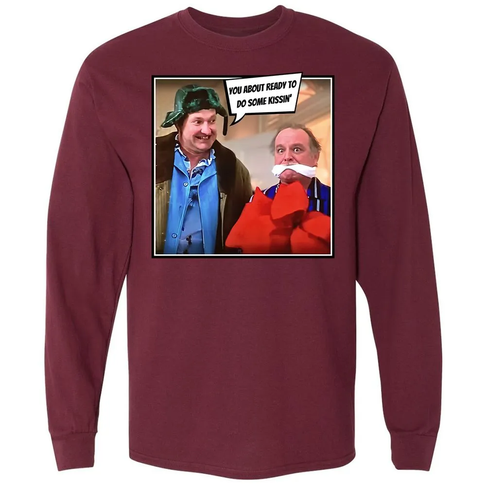 Long Sleeve T-Shirt - VJJVZV6U - Maroon - 11