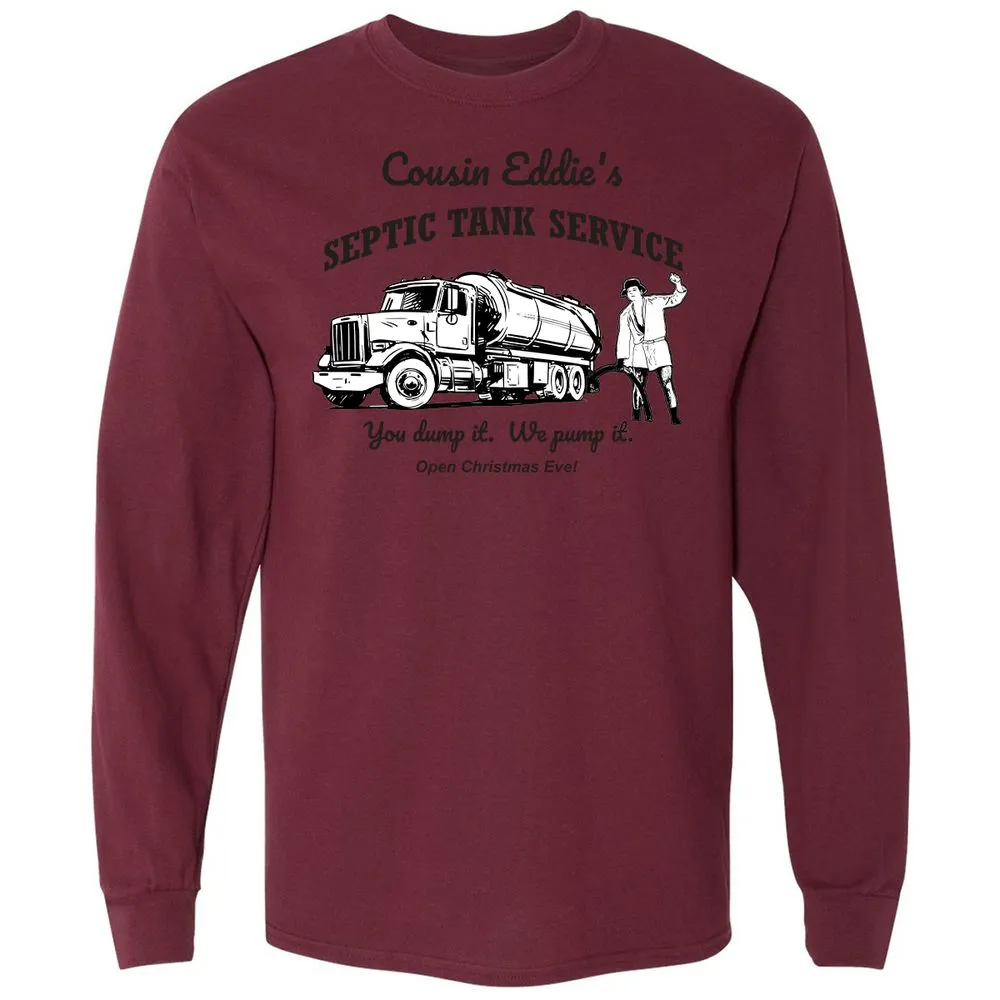 Long Sleeve T-Shirt - Q6HVY7E1 - Maroon - 11