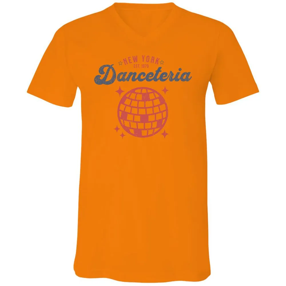 Unisex V-Neck T-Shirt - T9P6R5DM - Orange - 11