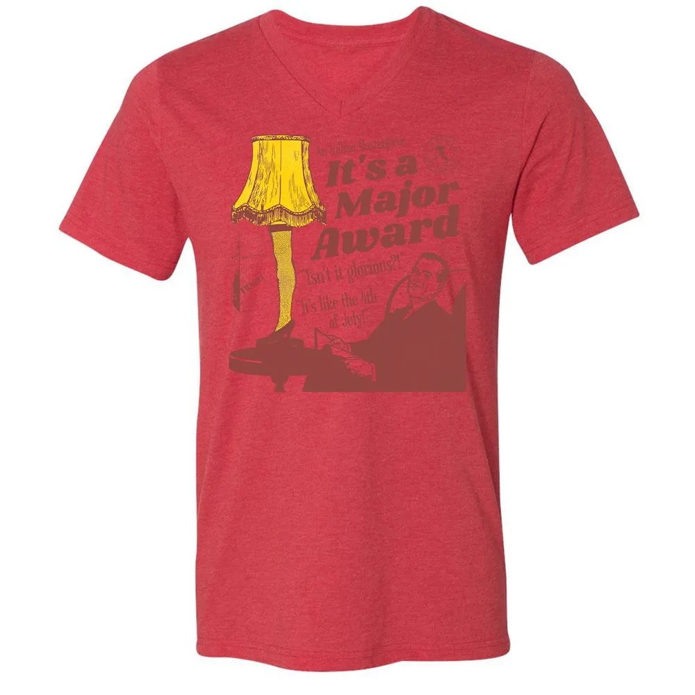 A Christmas Story Leg Lamp - Heather Red - 5