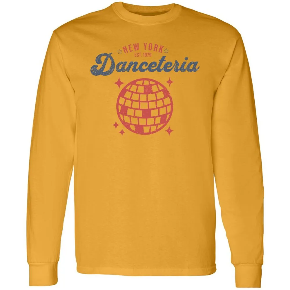 Long Sleeve T-Shirt - D1ZPGNU7 - Gold - 9