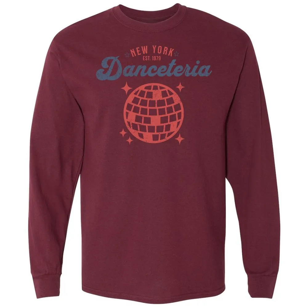 Long Sleeve T-Shirt - D1ZPGNU7 - Maroon - 11