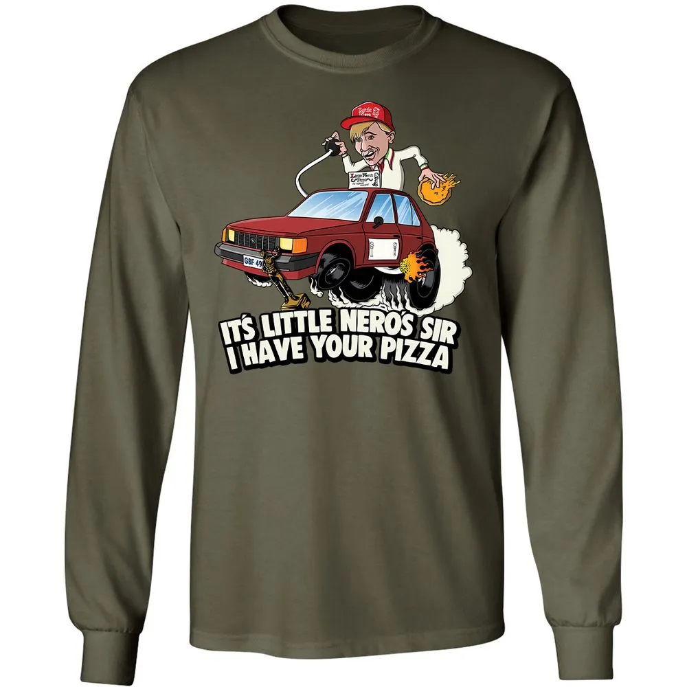 Little Nero's I have your pizza! - Military Green - 7