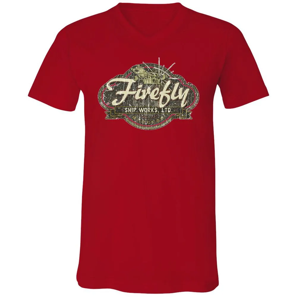Unisex V-Neck T-Shirt - V816REAA - Red - 3