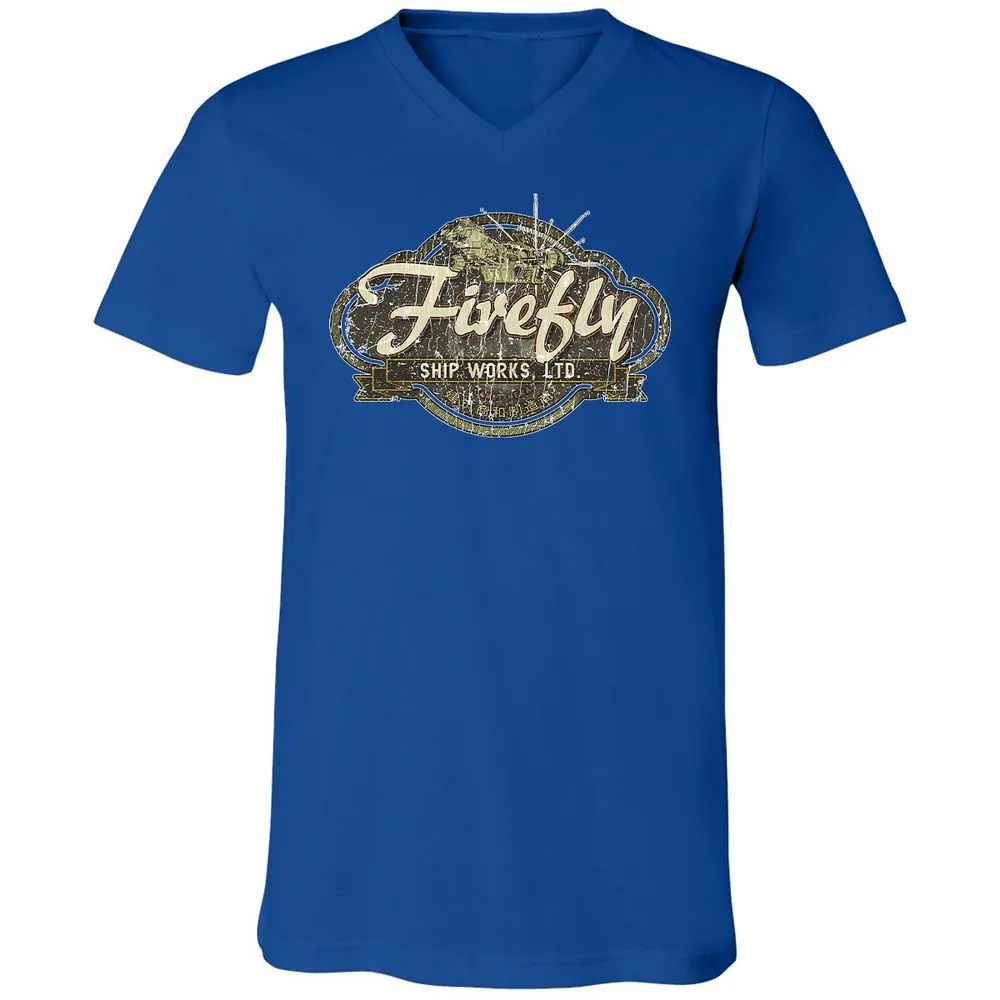 Unisex V-Neck T-Shirt - V816REAA - True Royal - 4
