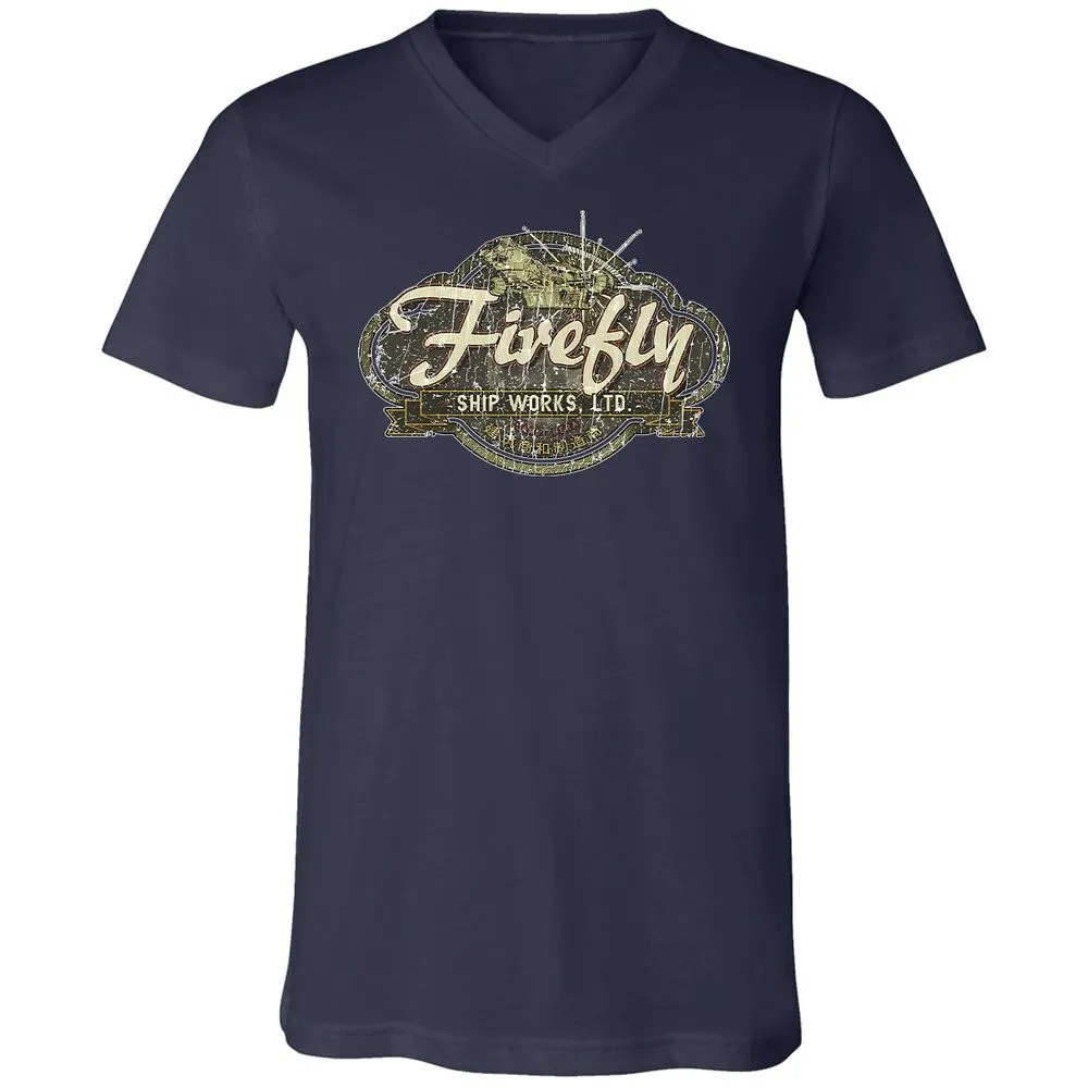 Unisex V-Neck T-Shirt - V816REAA - Navy - 9