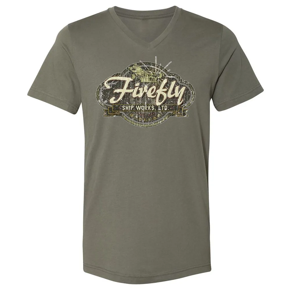 Unisex V-Neck T-Shirt - V816REAA - Military Green - 10