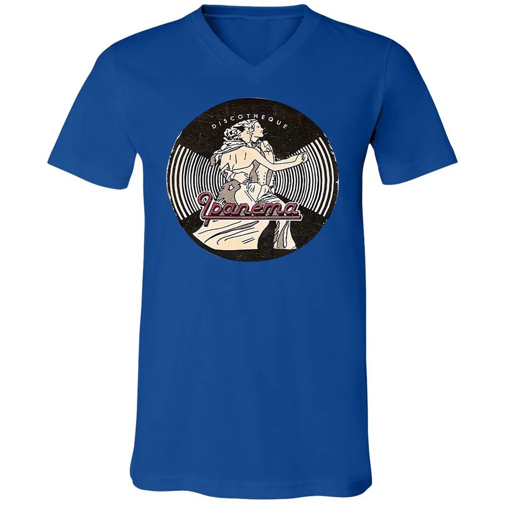 Unisex V-Neck T-Shirt - 8JHXYJDR - True Royal - 4