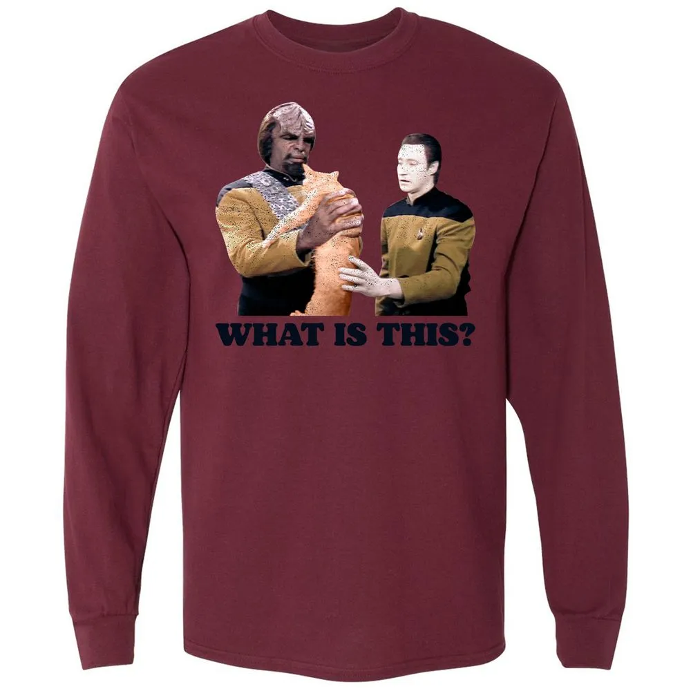 Long Sleeve T-Shirt - 5ME6DJQR - Maroon - 11